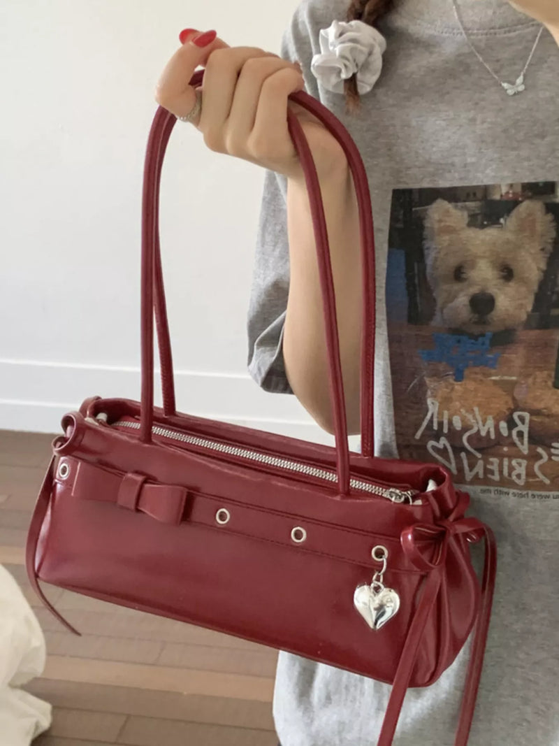 PU Leather Shoulder Bag-zoom-