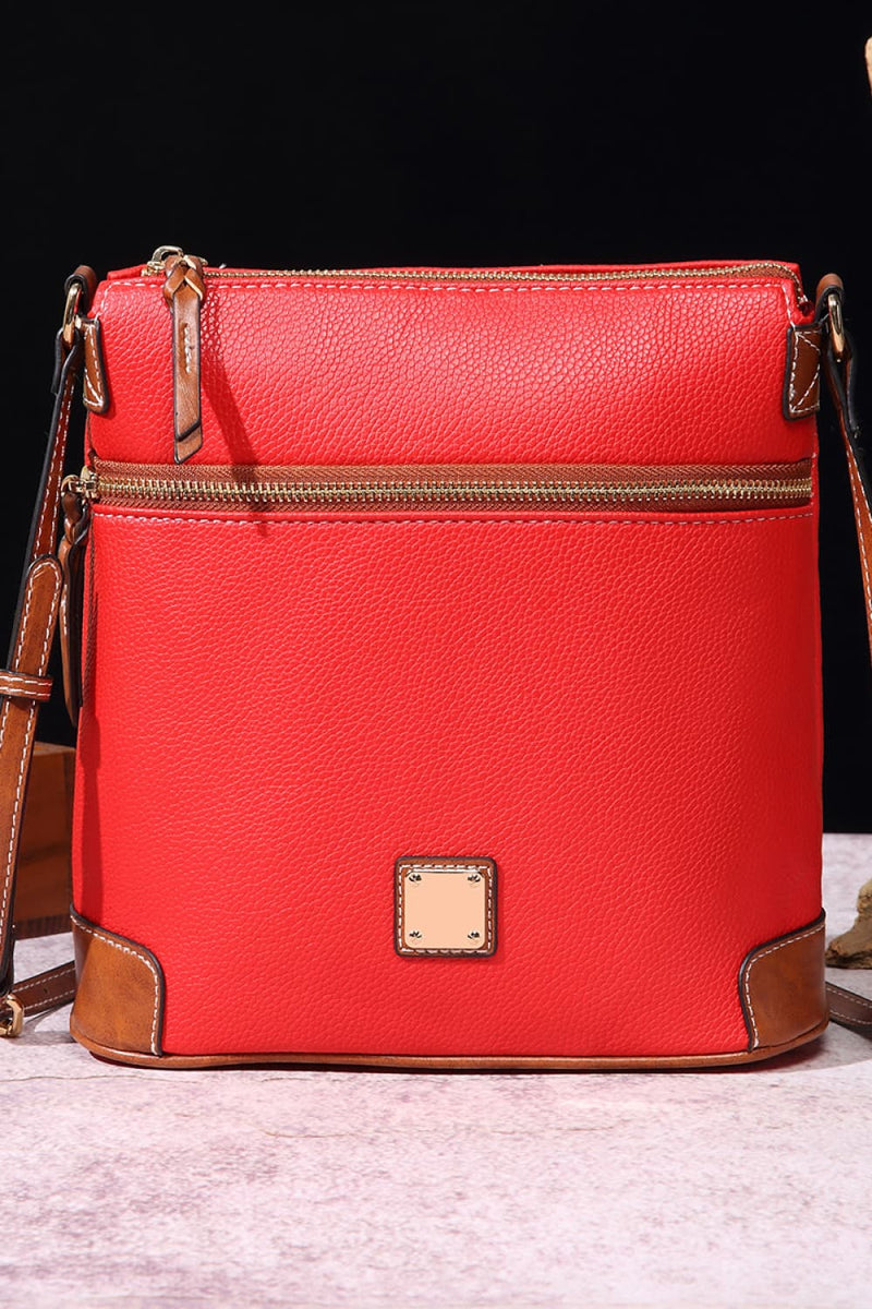 PU Leather Crossbody Bag-zoom-