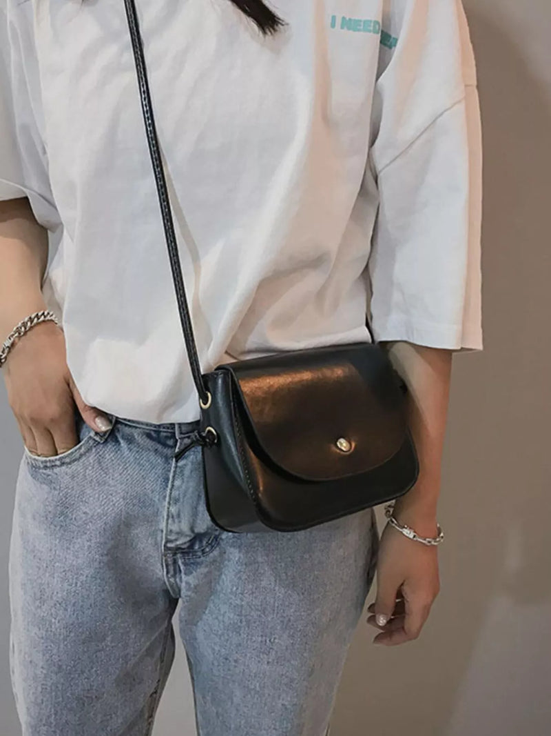 PU Leather Crossbody Bag-zoom-