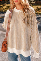 Switch Round Neck Dropped Shoulder Sweater 2 image