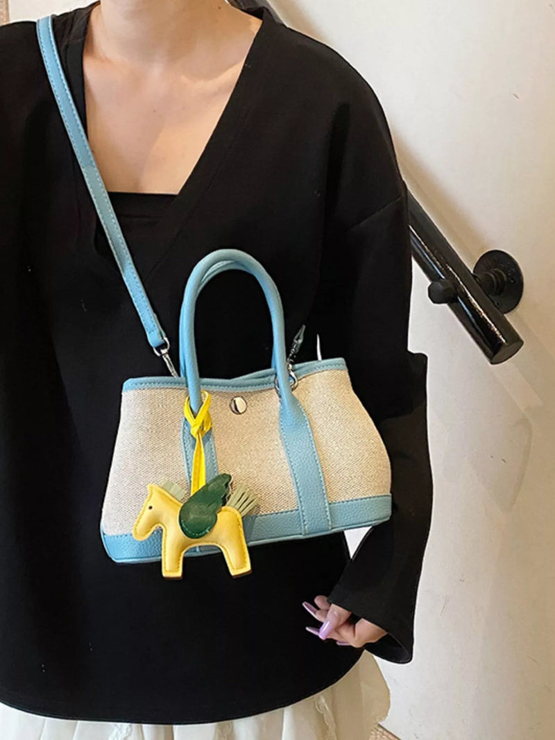 Contrast Crossbody Bag-zoom-