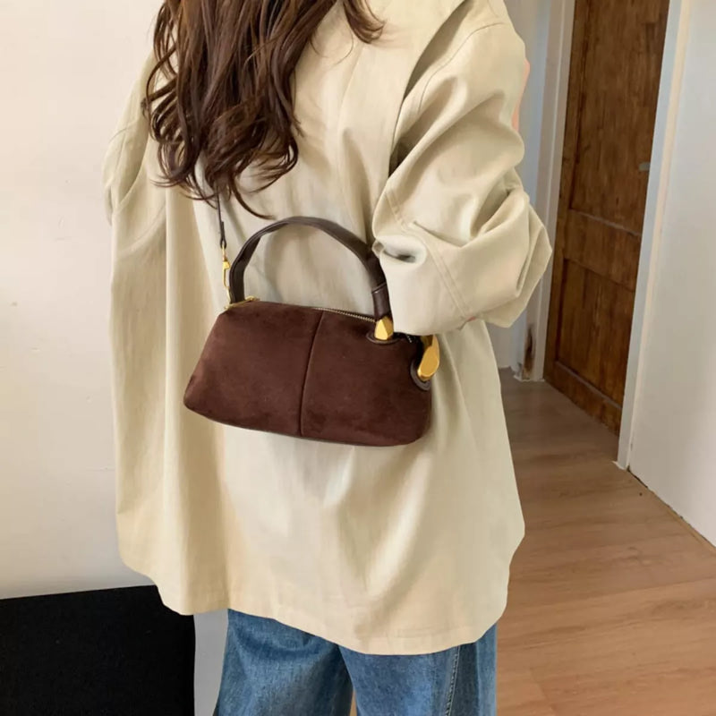 Suede Mini Crossbody Bag-zoom-