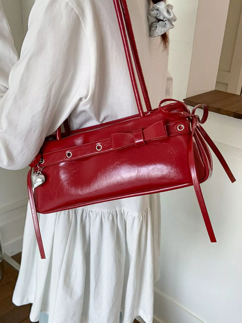 PU Leather Shoulder Bag-zoom-