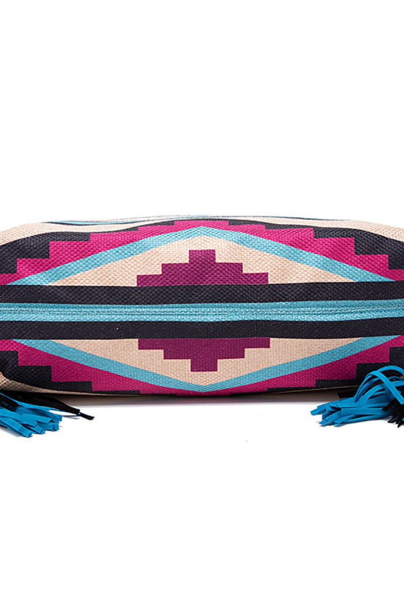 Geometric Canvas Tote Bag-zoom-