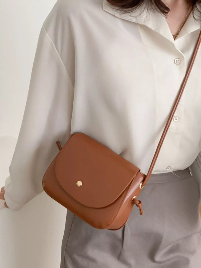 PU Leather Crossbody Bag-zoom-