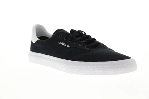 Adidas 3MC Men's Black Canvas Casual Low Top Sneakers Shoes