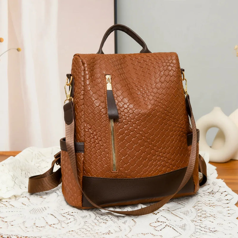 PU Leather Backpack Bag-zoom-