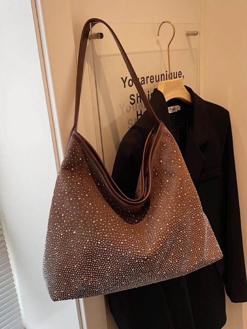 Rhinestone Tote Bag-zoom-