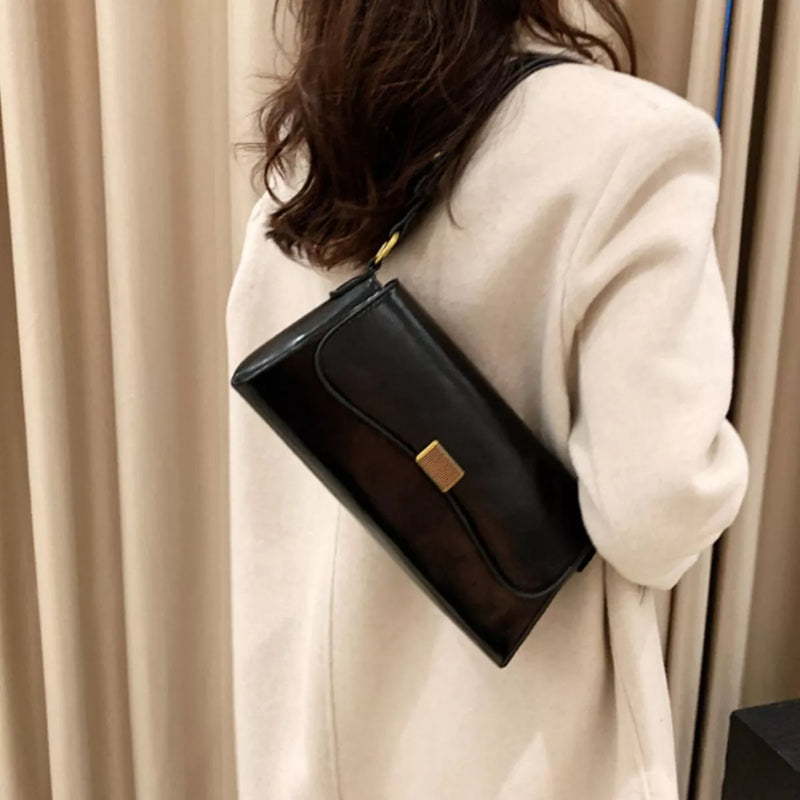 PU Leather Shoulder Bag-zoom-