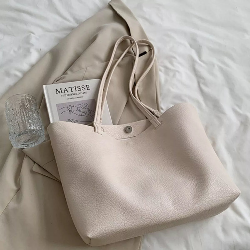 PU Leather Tote Bag-zoom-