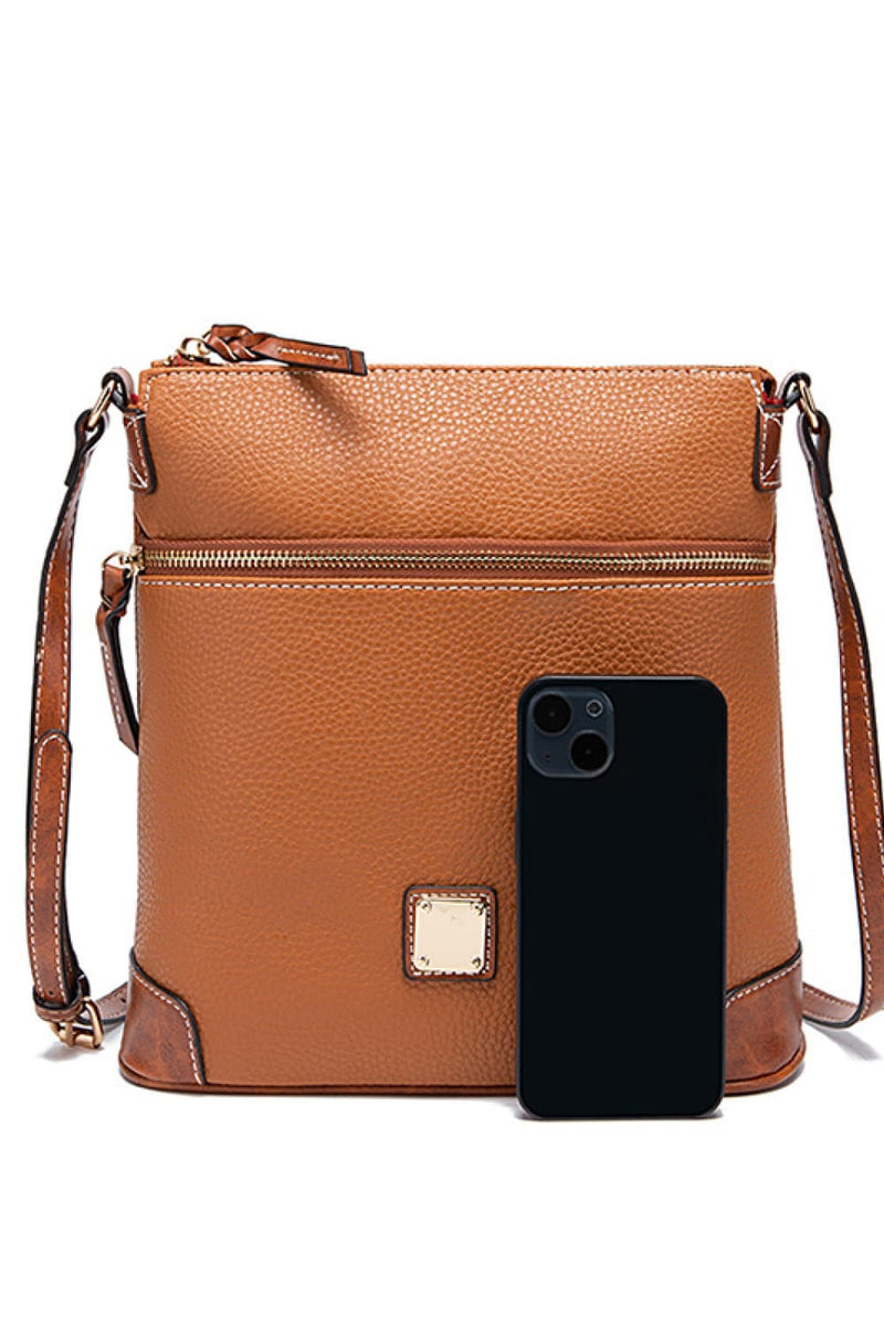 PU Leather Crossbody Bag-zoom-
