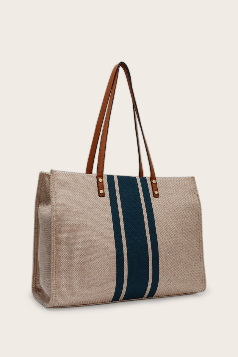 Striped Tote Bag-zoom-