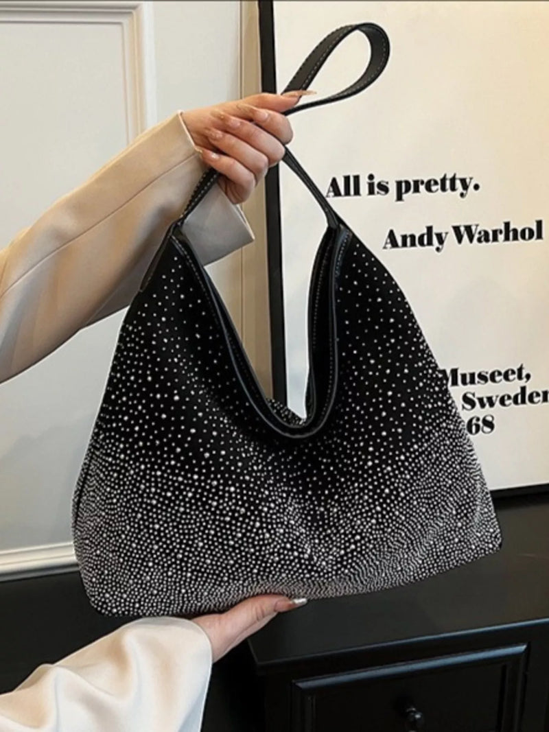 Rhinestone Tote Bag-zoom-
