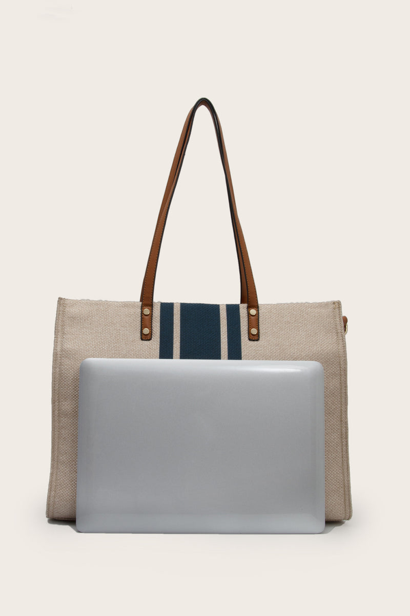 Striped Tote Bag-zoom-