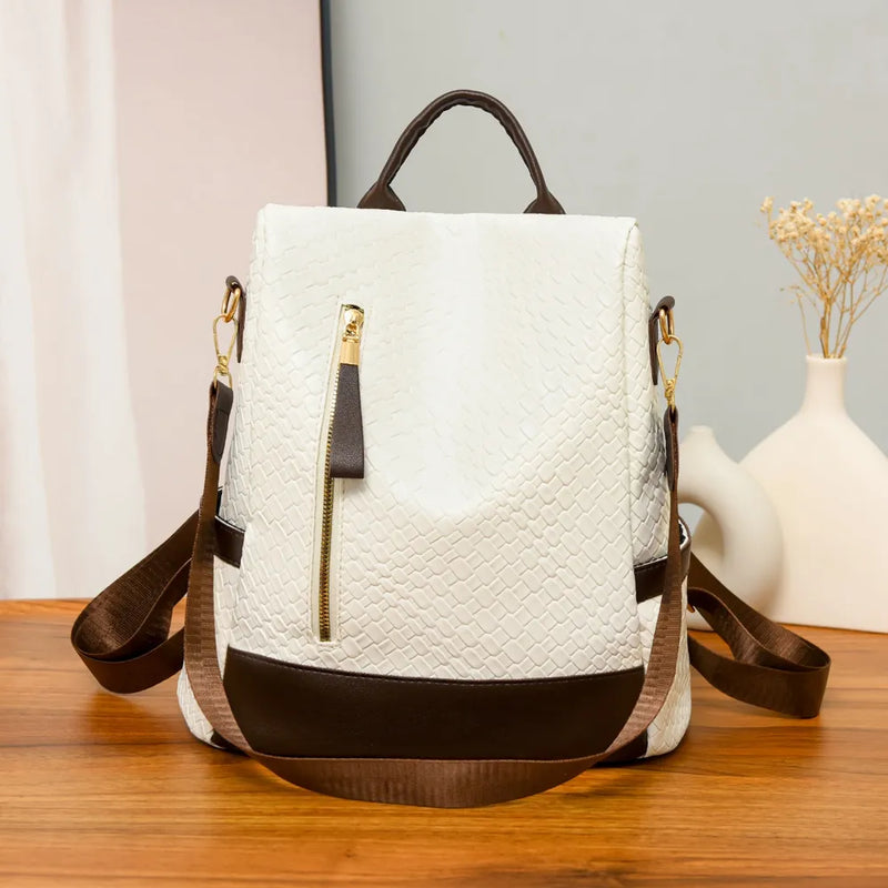 PU Leather Backpack Bag-zoom-