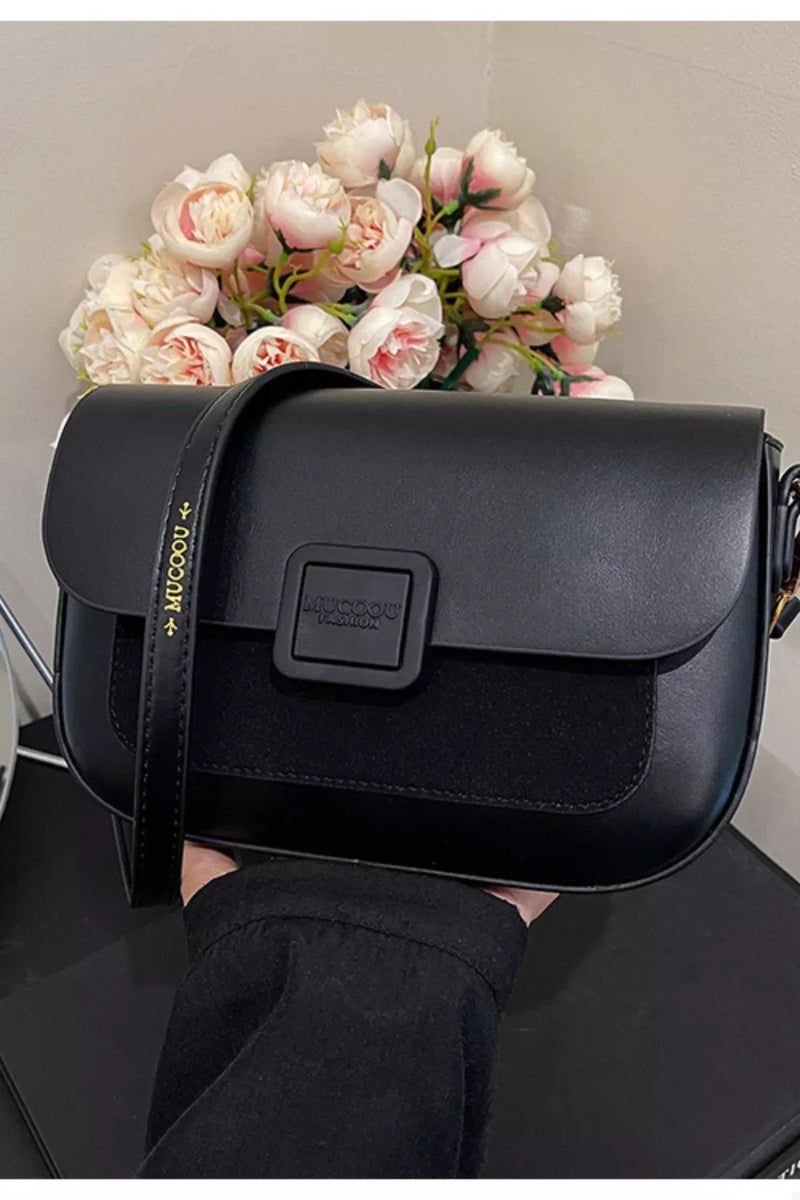 Flap Closure Shoulder Bag-zoom-