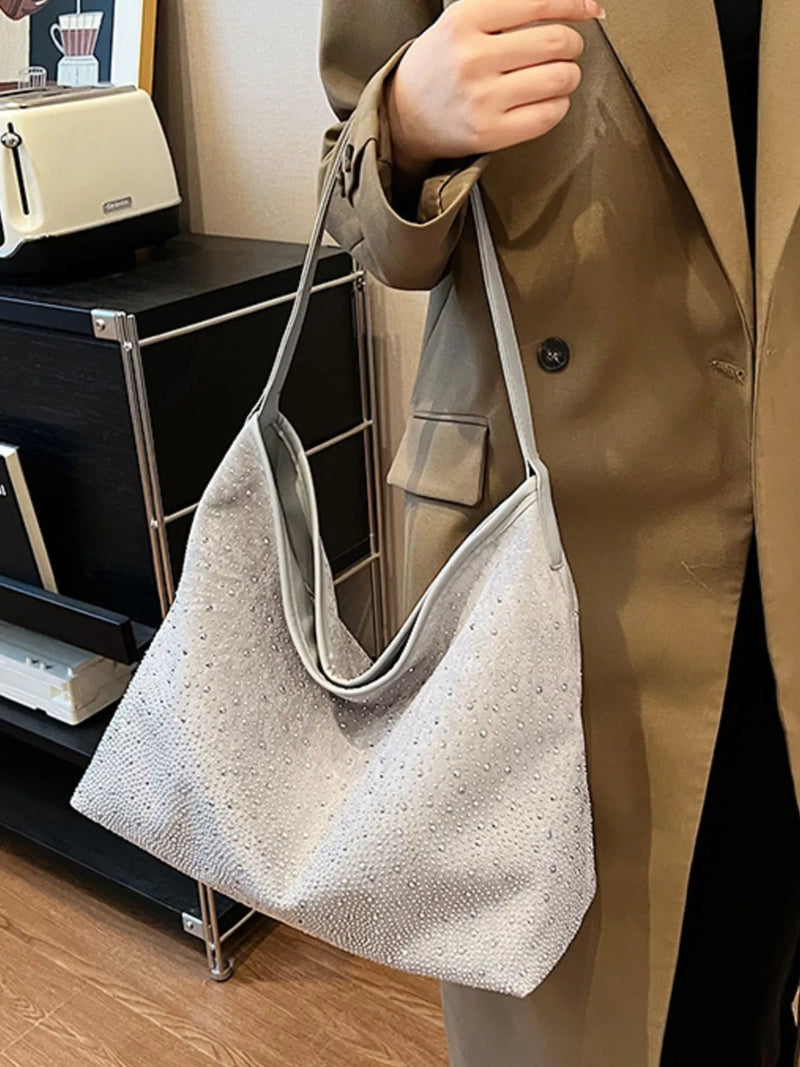 Rhinestone Tote Bag-zoom-