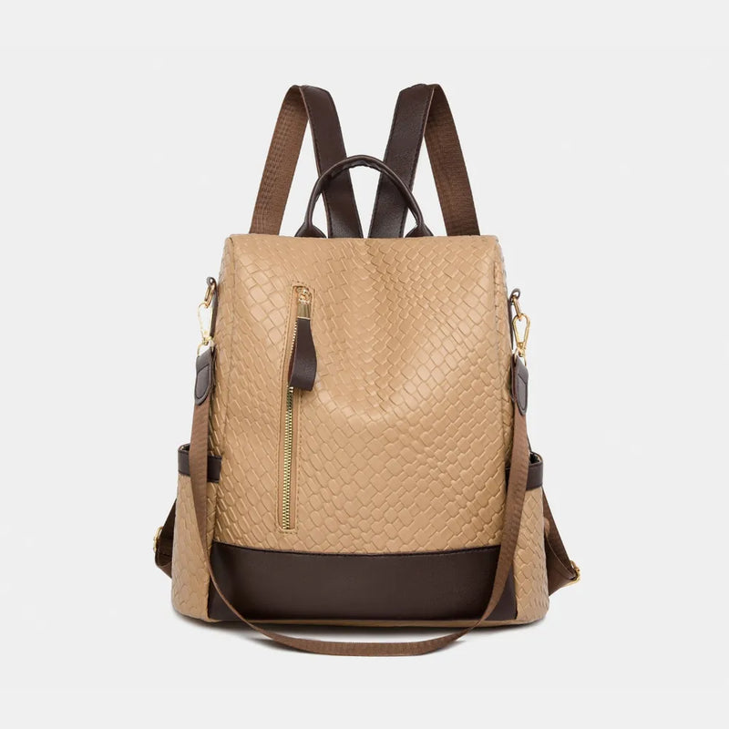PU Leather Backpack Bag-zoom-