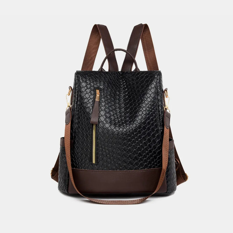 PU Leather Backpack Bag-zoom-
