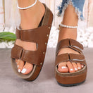 Switch PU Leather Studded Platform Sandals 2 image