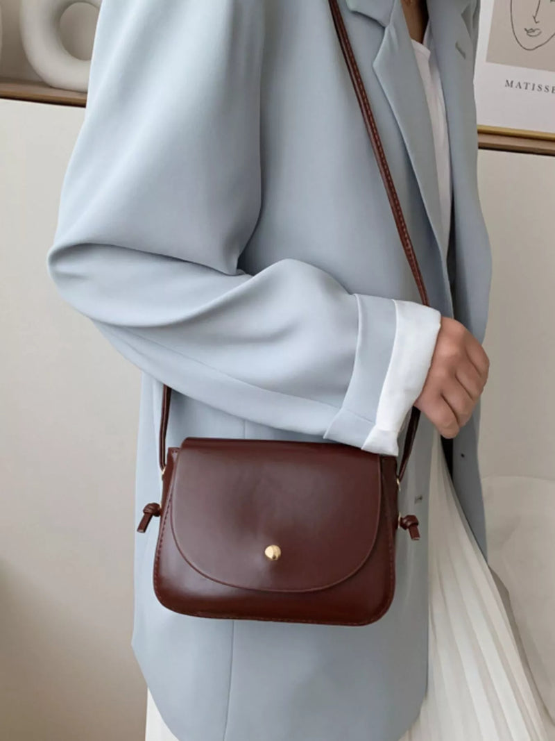 PU Leather Crossbody Bag-zoom-