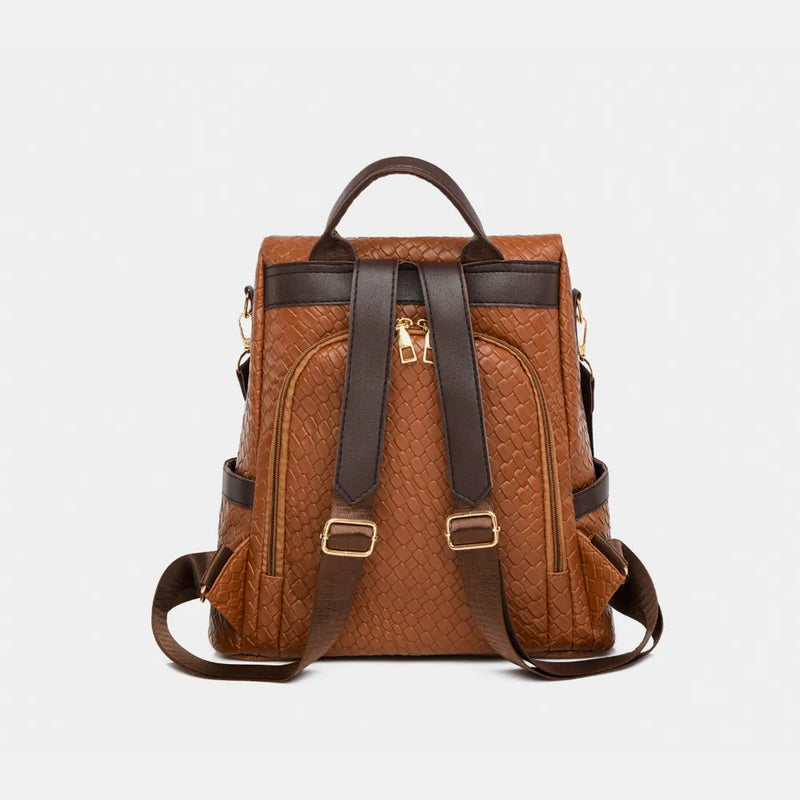 PU Leather Backpack Bag-zoom-