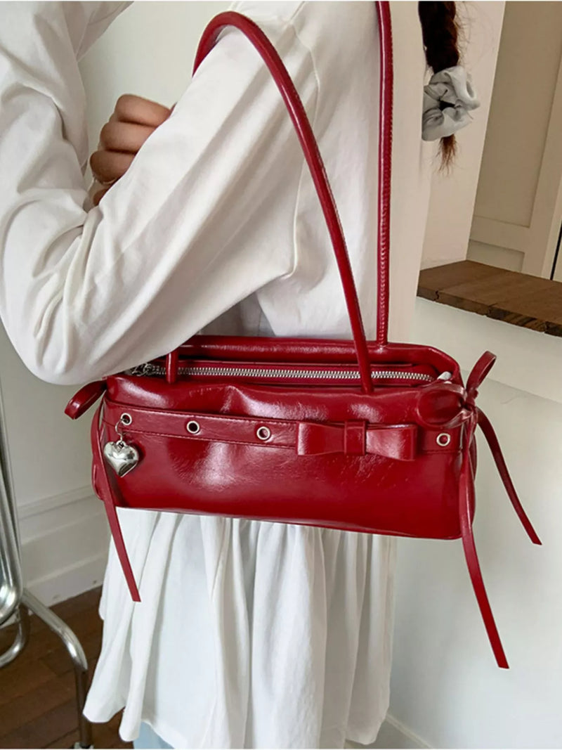 PU Leather Shoulder Bag-zoom-