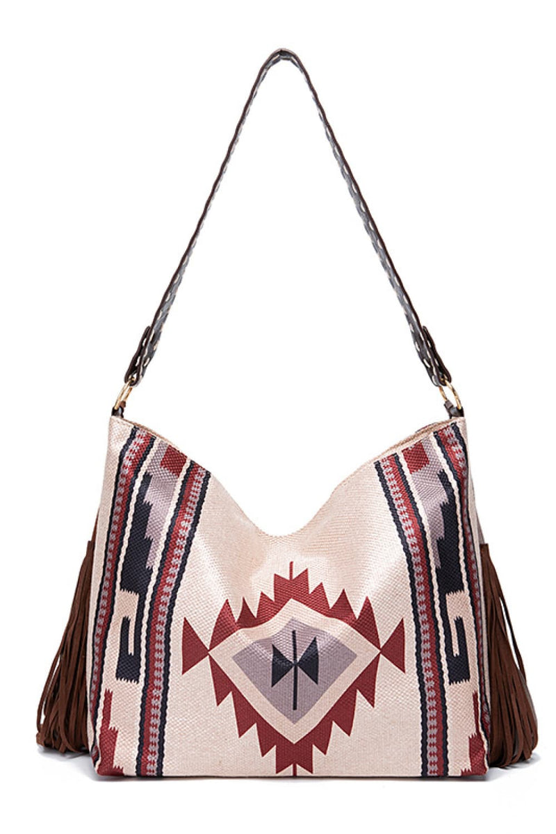 Geometric Canvas Tote Bag-zoom-
