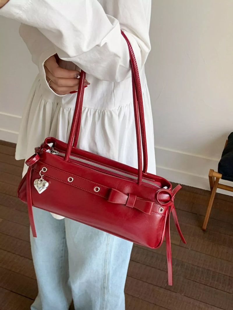 PU Leather Shoulder Bag-zoom-