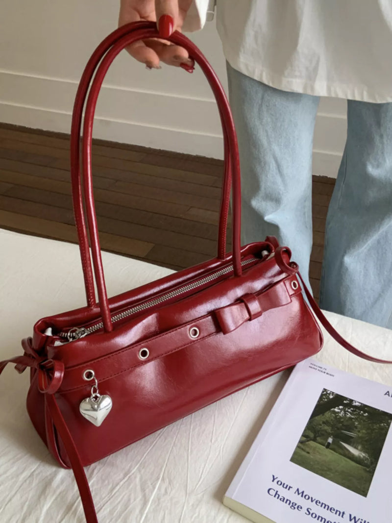 PU Leather Shoulder Bag-zoom-