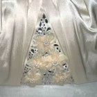 Badgley Mishcka Off-White Satin Clutch-zoom-4