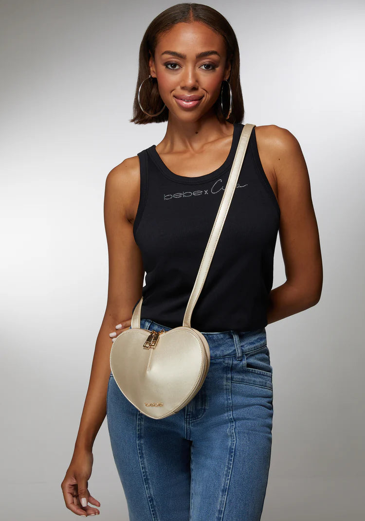 Bebe Malou Heart Crossbody-zoom-2