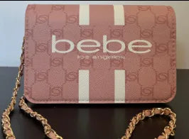 Bebe the Celia Monogram Flap White, Coral or Rose Crossbody-zoom-3