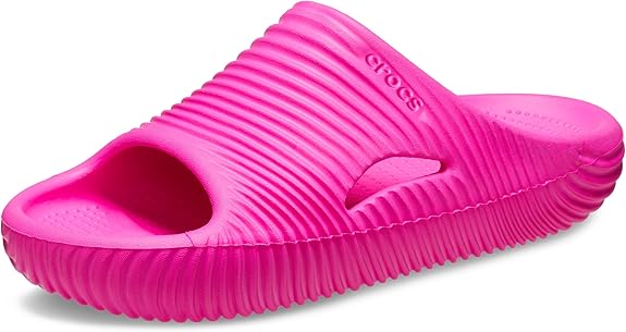 Crocs Unisex-Adult Mellow Recovery Slides Pink Crush-zoom-3