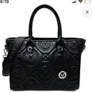 Wechseln Extra Large Black Quilted Tote Bag 3 Bild