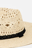 Switch Fame Openwork Lace Detail Wide Brim Hat 2 image