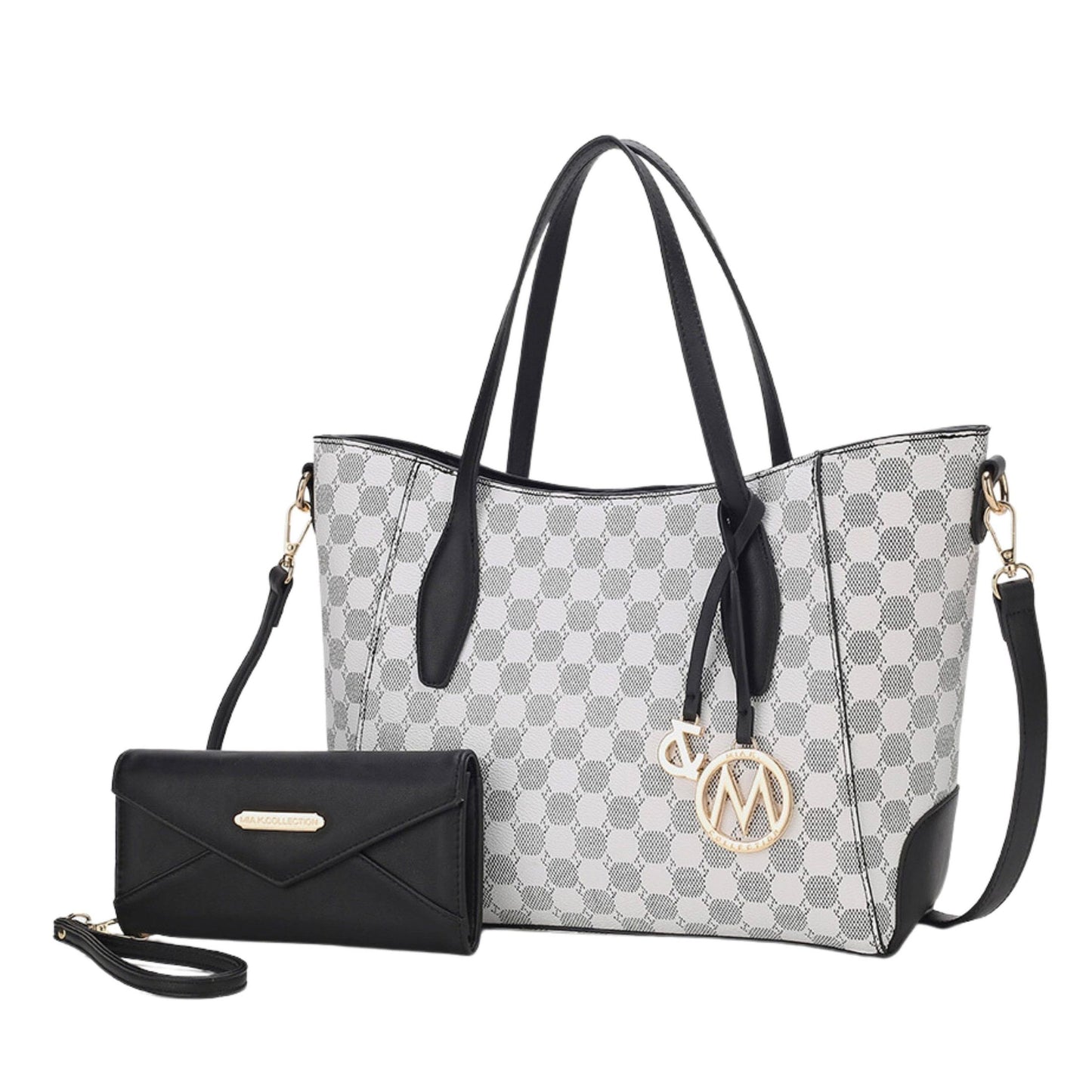 Gianna Vegan Leather Women Tote & matching Wallet by Mia K