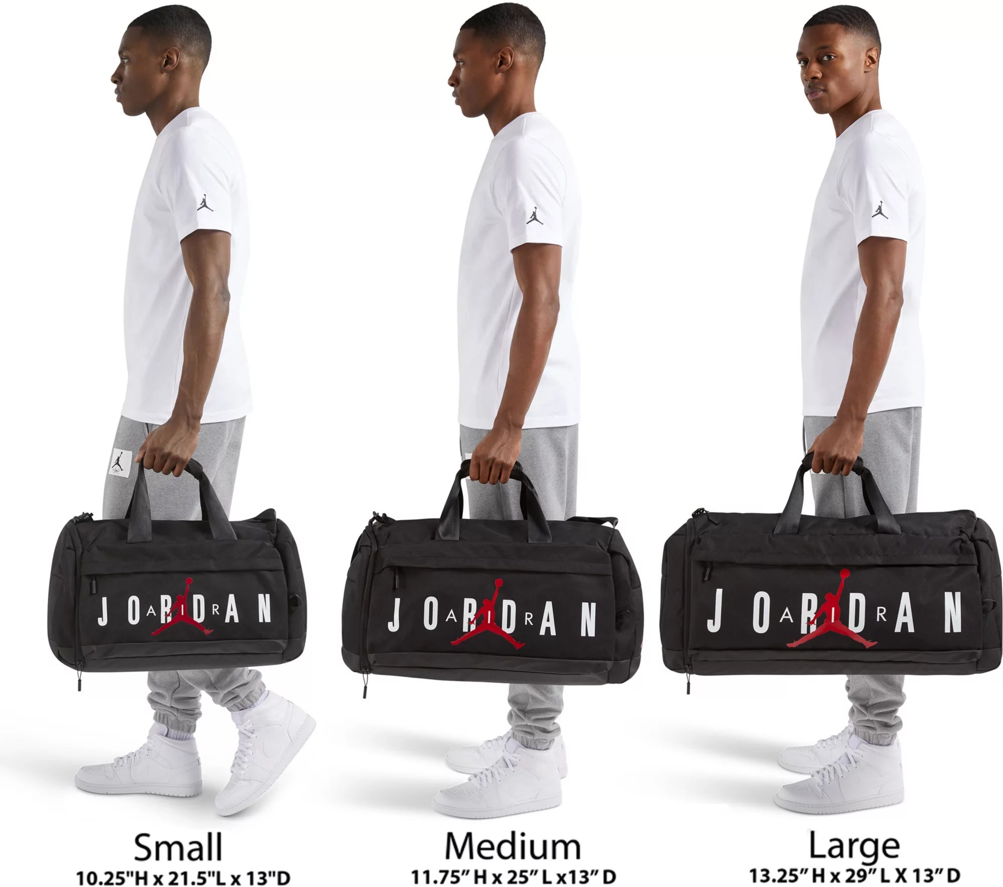 Jordan Velocity Duffel Bag - Black-zoom-2