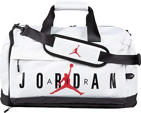 Jordan Velocity Duffel Bag - White-zoom-