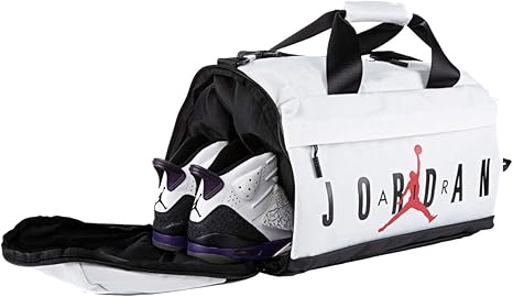 Jordan Velocity Duffel Bag - White-zoom-2