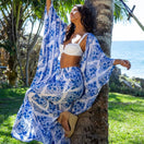 Switch Kaftan Resort Robe St.John&#39;s Blue Diamond 3 image