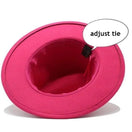 Switch Ladies Fashion Wide Brim Pink Felt Fedora 2 image