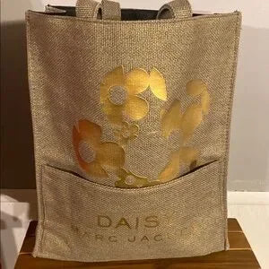 Daisy Gold Tote Bag