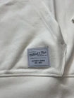 Men's Small Cream Mitchell & Ness Script Heavy Premium Branded Pullover Hoodie