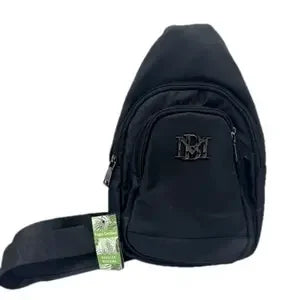 Men’s Fanny unisex over the shoulder black sling bag