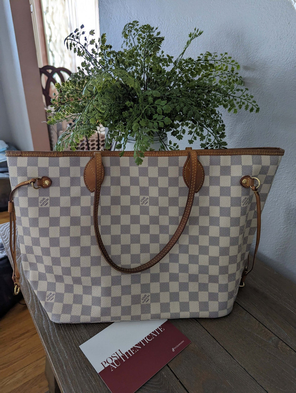 Neverfull Azur Monogram Handtasche