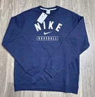 Nike Baseball Sweatshirt Men's Navy Blue Club Fleece Crewneck