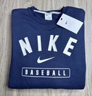 Nike Baseball Sweatshirt Men's Navy Blue Club Fleece Crewneck