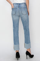 Switch RISEN Full Size High Rise Cuffed Slim Straight Jeans 2 image