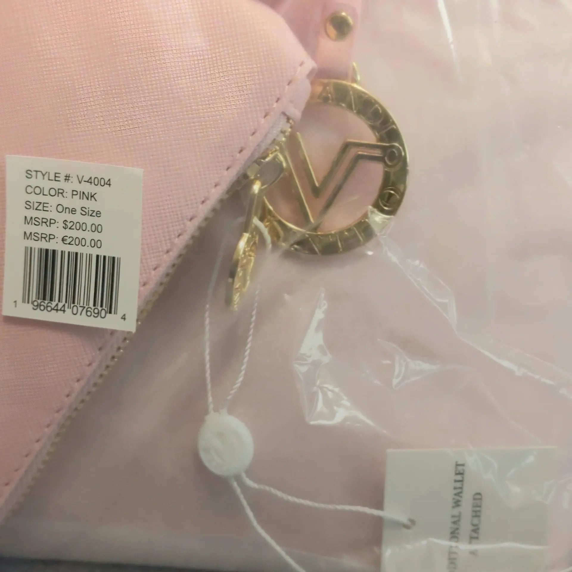 Valentino Orlandi Medium Tote Bag with Matching Wallet